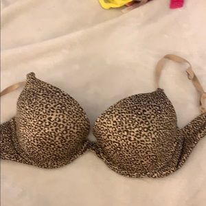 Animal print bra